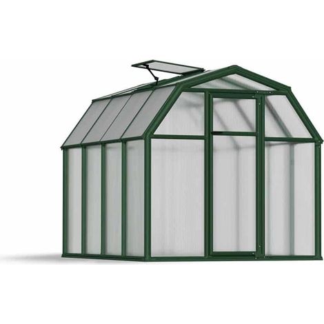 Greenhouse Ecogrow 6 x 8 - Polycarbonate - L259 x W204 x H198 cm