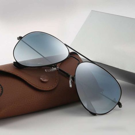 Lunettes de soleil Ray-Ban 3025 112/19 Aviateur, monture dorée, verres miroir verts