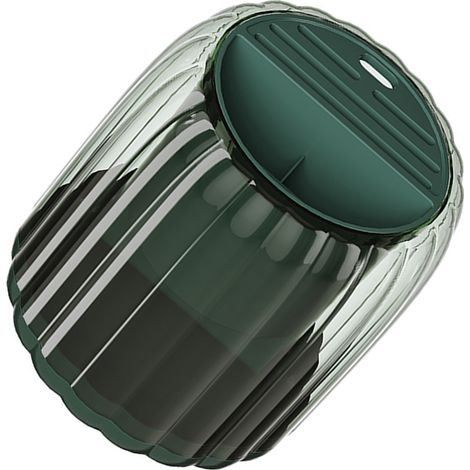 Support ustensiles rotatif multifonction 360 degrés gain de place en plastique solide porte-couteaux pour cuisine maison vert foncé (1/5)