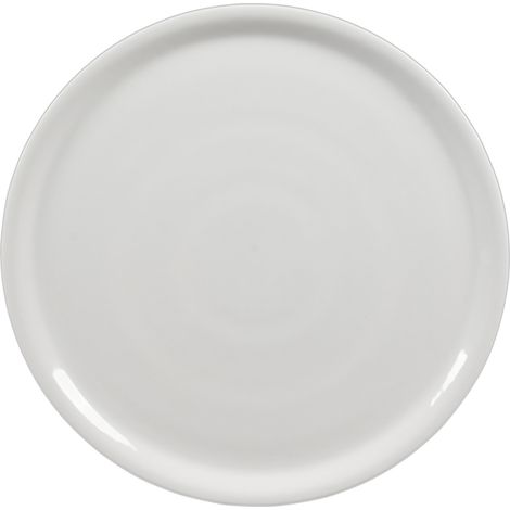 Saturnia Piatto Pizza D 31 Cm H 1,7 Cm Porcellana Napoli Bianco (1/2)