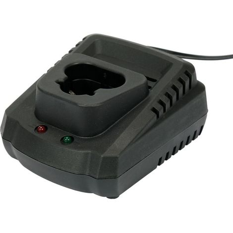 YATO, modelo YT-82912, Accesorio para destornillador eléctrico, ideal para cargar baterías YT-82901 y YT-82920, cargador negro, práctico, compatible y profesional