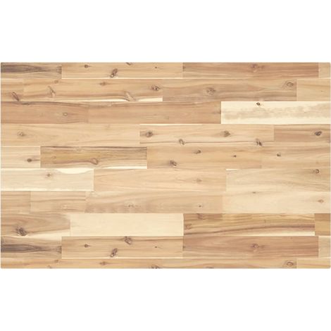 Waschtischplatte Unbehandelt 120x50x4 cm Massivholz Akazie