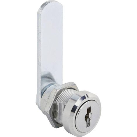Serrure de Rechange à Cylindre Universel ZS 85.SB, avec 3 Boulons de Verrouillage, 2 Clés Réversibles incluses