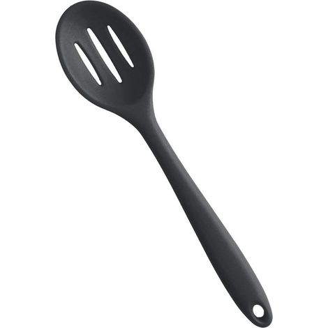 Cuillère Percée En Silicone - Résistante À La Chaleur Jusqu'à 260 °C - Pour Poêles Antiadhésives - 1 Pièce (1/5)