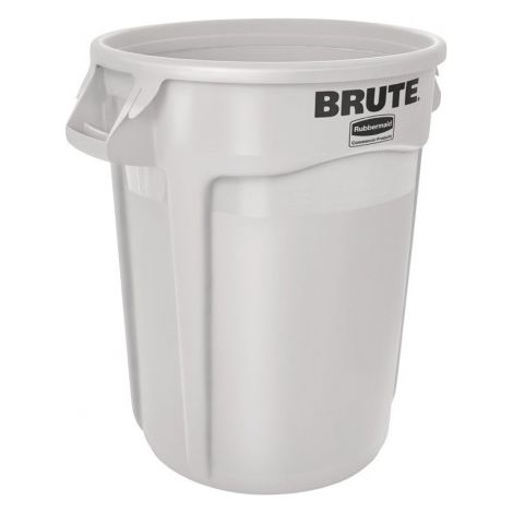 Fût polyvalent blanc 121 l PE D. extérieur 560xH692 mm RUBBERMAID