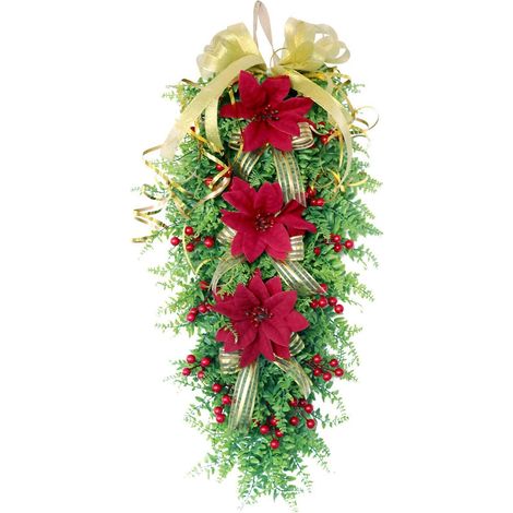 Künstlicher Weihnachtskranz-Anhänger, Hängeaccessoires, Wohnaccessoires, Türschild