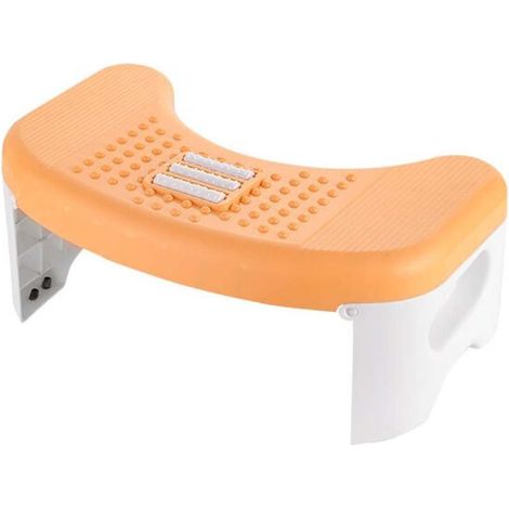 1 Repose-pieds,ergonomique,jaune et blanc,robuste,léger,bureau et maison (1/5)