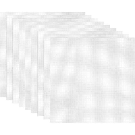 Lot de 100 pièces : tapis en maille de 10 x 10 cm, adaptés au fond des pots de fleurs. Ils empêchent le lessivage du terreau et assurent un drainage optimal. Grilles/filtres/tapis de fond adaptés à la