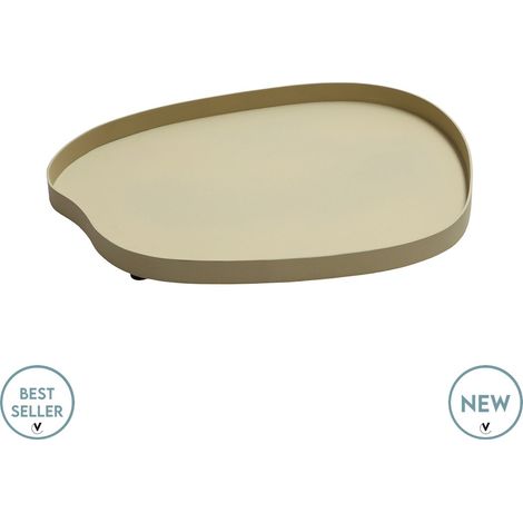 Plateau de service et de présentation beige pour le service de table et la cuisine - PANGIVO