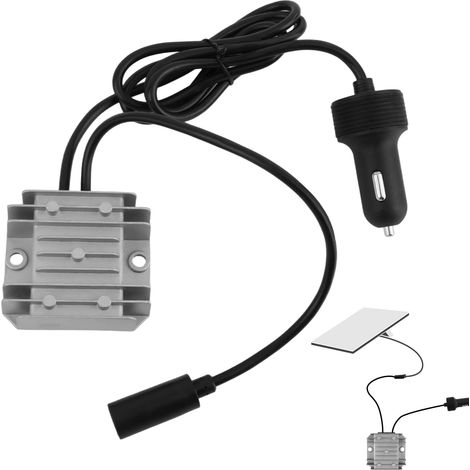 Adaptateur Voiture Câble, Alimentation DC 12V/24V vers 30V 3.5A Convertisseur Puissance d'Entrée Universel 9-28V pour Utilisation Camion Camping-Car Bateau (1/5)