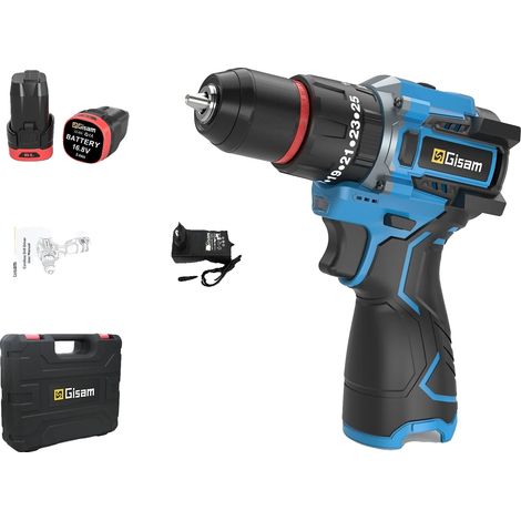 Perceuse sans fil, moteur sans balais, couple de 95 N·m, 2 Batterie (1/2)