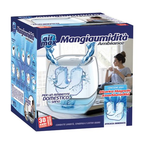 AIRMAX TAB MAGNETE KIT AMBIANCE - 1 VASCHETTA + RICARICA GR 450- 4 pezzi