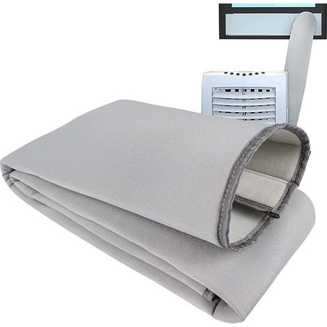 Guaina isolante per tubo flessibile del condizionatore Guaina protettiva regolabile per tubo di scarico, copertura isolante termica per condizionatore portatile Per appartamento, dormitorio, hotel, (1/5)