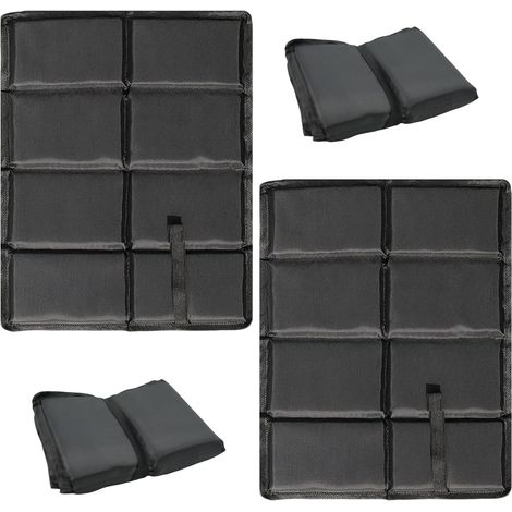 Tapis Siège Extérieur 2pcs,Coussins de siège Thermique Mousse,avec 2 Sacs de Rangement, Coussin Chaud Portable,Convient pour Les Voyages en Plein air, Le Pique-Nique, la Randonnée (1/5)