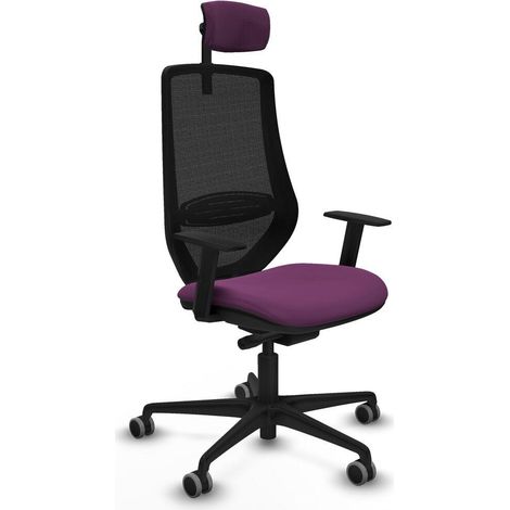 piqueras-y-crespo Silla de escritorio cómoda Mardos morada