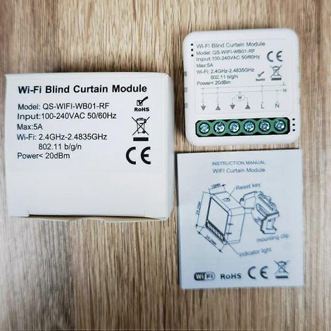 Mini Smart Curtain Switch Module Tuya WiFi Switch Home Intelligent Appliance Curtain Rollo Sh