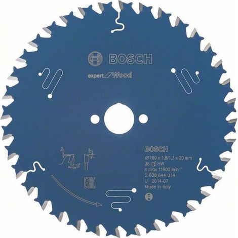 Bosch Kreissägeblatt Expert for Wood 160 x 20 x 1,8 mm, 36 (1/4)