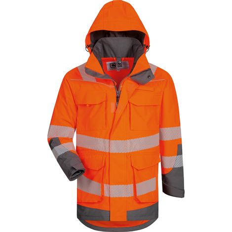 Elysee Warnschutz Parka Herwin 22431 Gr. 3XL orange/grau (1/5)