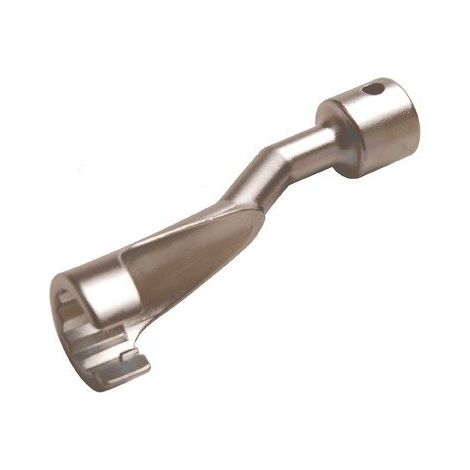 BGS llave especial para tuberías de inyección para BMW / Opel 2.5TD / Mercedes-Benz con cuadradillo de 12,5 mm (1/2") SW 17 mm - 8434