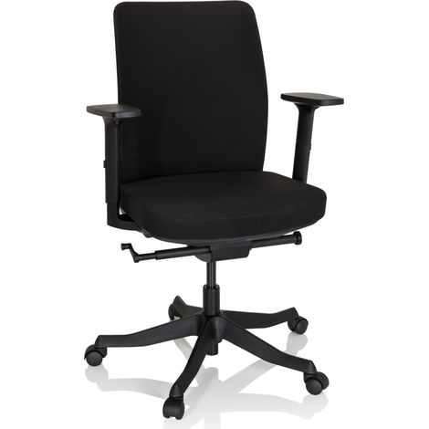 Bürostuhl / Drehstuhl SENATOR Stoff schwarz hjh OFFICE (1/5)