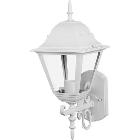 Lampe lanterne LED V-TAC, douille E27 (max. 60 W), orientée vers le haut, blanche, IP44 (1/4)