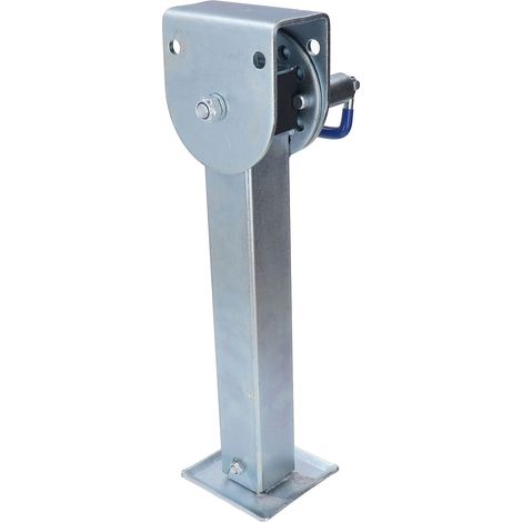 Béquille de remorque à pied escamotable 440-690 mm, capacité de charge 2000 kg, en fer galvanisé pour camping-car, caravane et véhicule de loisirs. (1/5)