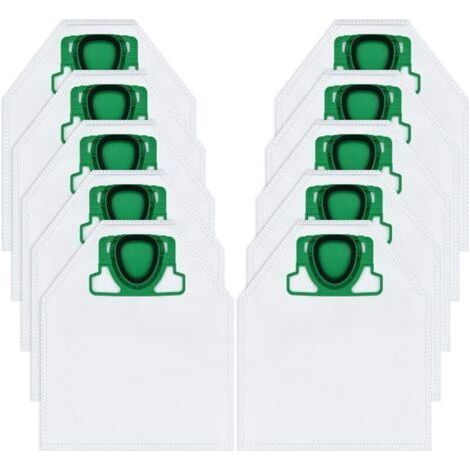 10 Beutel Vorwerk Kobold VK200 – kompatibel mit FP200/VK200 – Haute-Filtration (1/4)