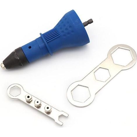 HONORNIC - Adaptateur de pistolet à riveter bleu, accessoires d'outils, accessoires de pistolet à riveter (1/2)