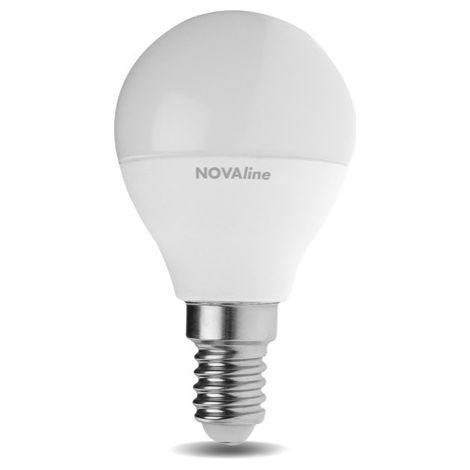 LAMPADINA LED SFERA E14 8W 4000K 806LM