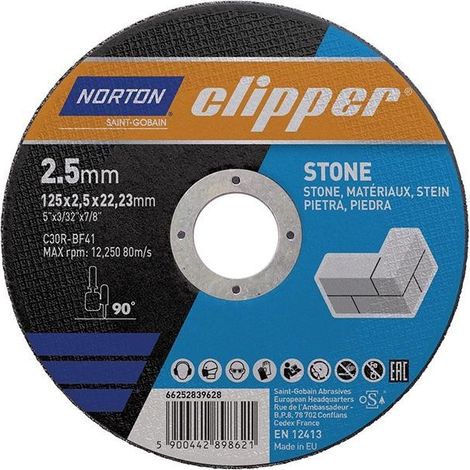 Disco de corte piedra C30R-125x2.5x22.23mm
