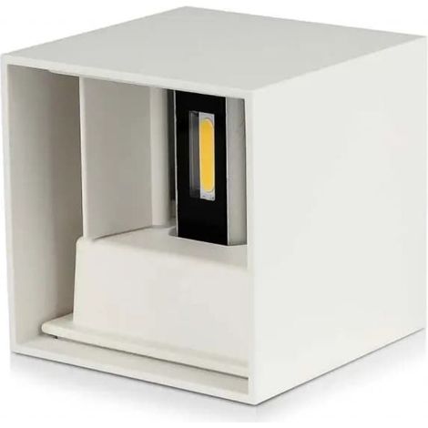 Lampe LED V-TAC 12 W 120 lm/W, faisceau réglable, couleur satinée, blanc naturel, IP65