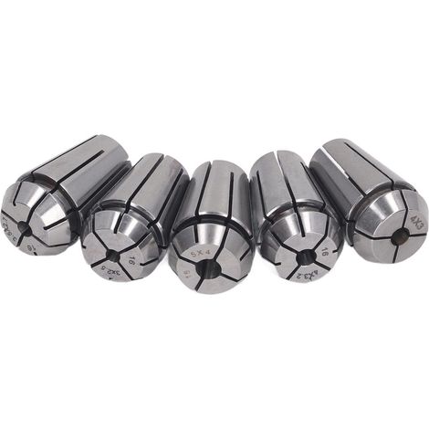 Lot de 5 Pinces de Serrage CNC avec Boîtier de Rangement, Acier à Ressort, Kit de Fraisage Tournage Taraudage, Mandrin de Précision (1/5)