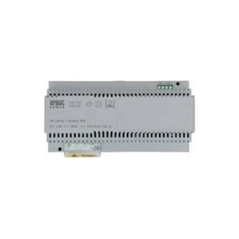 Urmet – Alimentation 2voice pour platine et colonne de moniteurs – Rail DIN 10 modules – Tension 230V – Sortie 48V 80W – Compatible système 2voice