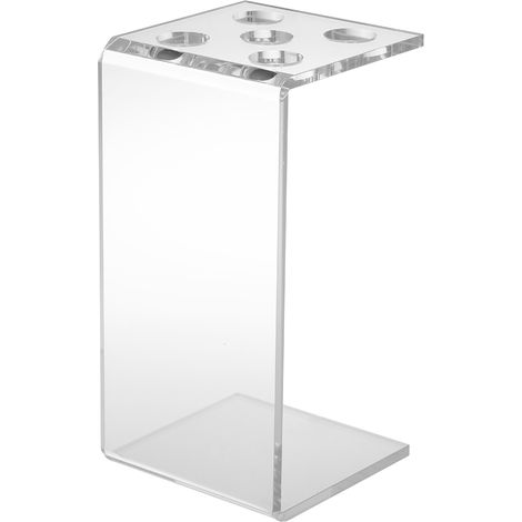 Porte-peignes et ciseaux de coiffure professionnels, support pour ciseaux et ciseaux de salon, organisateur de peignes de coiffure en acrylique transparent (1/4)