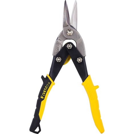 Cisaille universelle 250 mm - Acier forgé - Coupe l'acier doux, l'aluminium, le PVC, le cuir, le cuivre.... - Tranchants dentelés - Manches bi-matière (1/4)