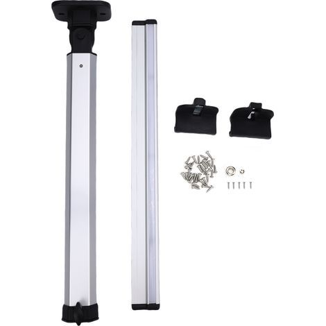 Ortviai Pieds de Table Réglables en Aluminium Anodisé pour Camping-Car – Hauteur 515-780 mm, Rail 500 mm (1/5)