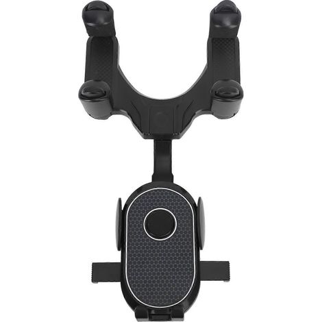 Support de téléphone portable pour rétroviseur – fixation par gravité, élégant, robuste et stable – pour téléphones portables avec navigation GPS en voiture
