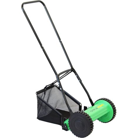 Oypla Manual Hand Push Grass Cutter Lawn Mower Lawnmower (1/5)