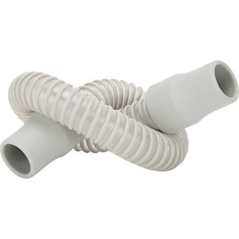 Tuyau de machine respiratoire de 45 cm avec raccords vissés - Accessoire de remplacement pour appareil respiratoire domestique (1/5)