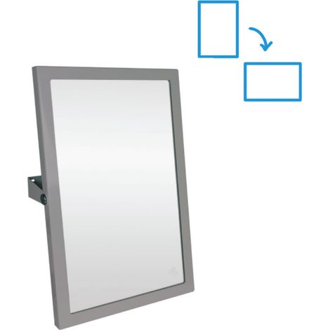 BEMETA HELP Wandspiegel PMR Hoch- oder Querformat 60x40cm, Edelstahl (301401031)