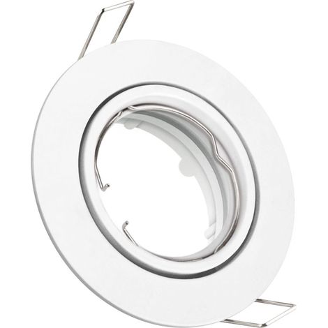 Kit d'anneaux swing ronds en métal blanc