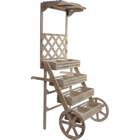 Expositor Madera 96X64X180 Natural Marron (1/4)