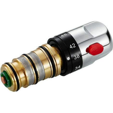 Kit de réparation de remplacement pour poignée de mitigeur thermostatique de bain/douche, cartouche de contrôle de température constant en laiton