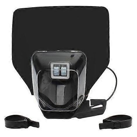 Phare avant modifié pour moto tout-terrain Hoosiwana FC FE FX TC TE TX 125 250 350 TE300 - HL107-1-2 Noir (1/5)