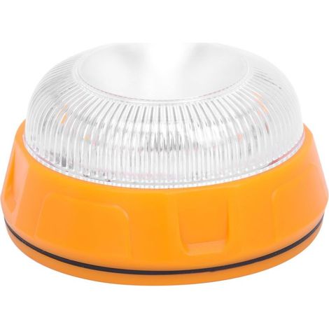 Mikikit Lumière Stroboscopique à LED Jaune pour Voiture, Lampe (1/5)