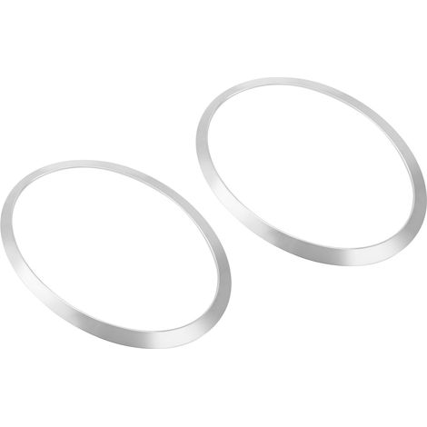 Jauge chromée avant gauche droite 51‑13‑7‑300‑631 pour Mini Cooper F55 4 portes 2015‑2020, garniture de phare remplacement, kit de contour (1/5)