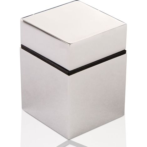SOTECH Glasbodenträger CUBE 40 x 40 mm Chrom poliert, 1 Stück (1/4)