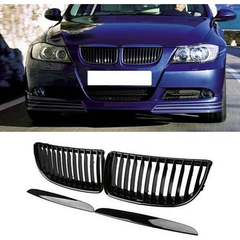 1 paire de grilles d'admission d'air compatibles avec les BMW Série 3 E90 et E91 (2005-2009) (1/4)