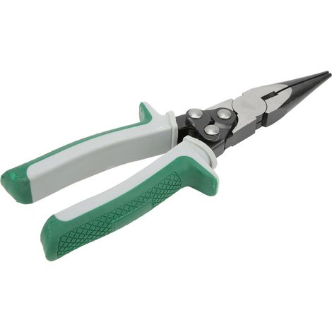 Pince à bec long robuste en acier chrome-vanadium, durable, pratique et polyvalente. (1/5)