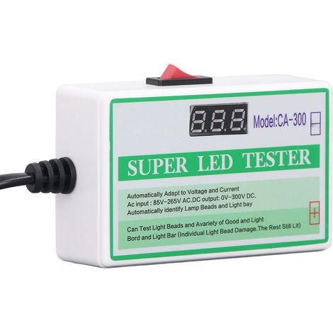 LED-Perlenprüfer mit präziser Erkennung, LED-Hintergrundbeleuchtungsprüfer, Gleichspannungsmesser für TV-Displaylampen (85–265 V), EU-Stecker (1/5)